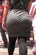 Big Butt In Skirt